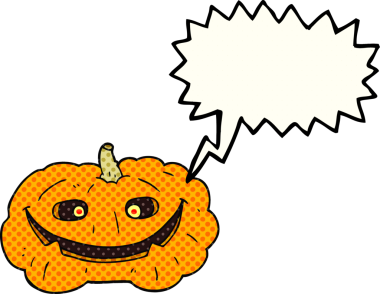 Bir insan tarafından çizilmiş balkabağı karikatür balkabağı.