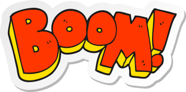 Bir insan tarafından çizilmiş bir karikatür yapıştırması.