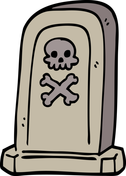 Bir insan tarafından çizilmiş ürkütücü bir Victoria mezarı.