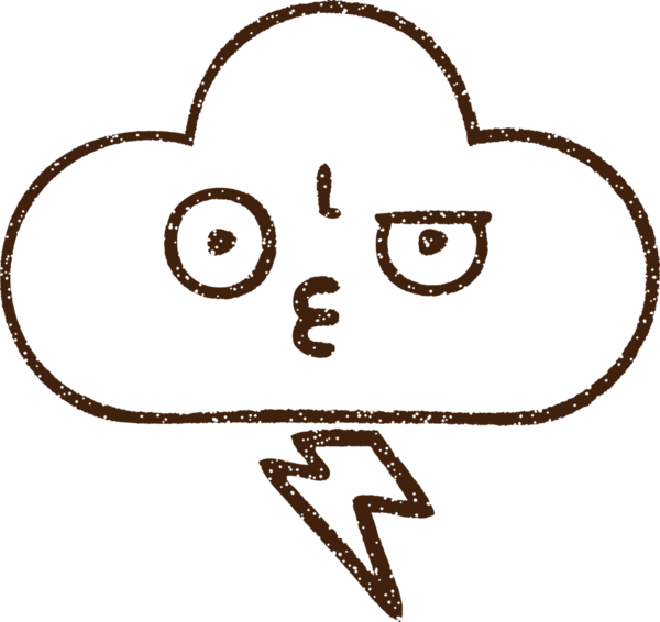 Bir insan tarafından çizilmiş bulut kömürü çizimi