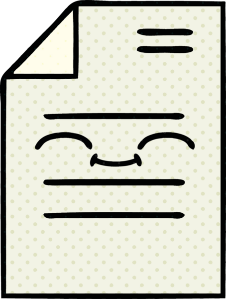 bir insan tarafından çizilmiş bir kağıt parçasının karikatürü.