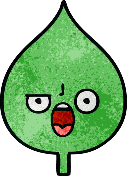 Bir insan tarafından çizilmiş dışavurumsal yaprağın grunge deseni.