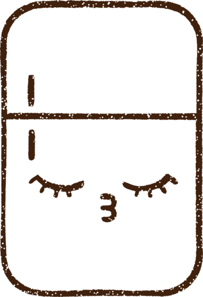 Buzdolabı Kömürü Bir insan tarafından çizilmiş