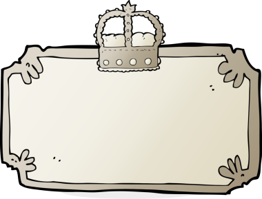 bir insan tarafından çizilmiş eski bir çerçeve afişi.