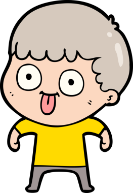 Bir insan tarafından çizilmiş çizgi film adamı.