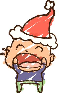 Bir insan tarafından çizilen Noel Adam Tebeşiri