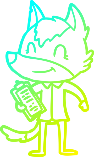 Bir insan tarafından çizilmiş dost canlısı bir kurt adam çizimi.