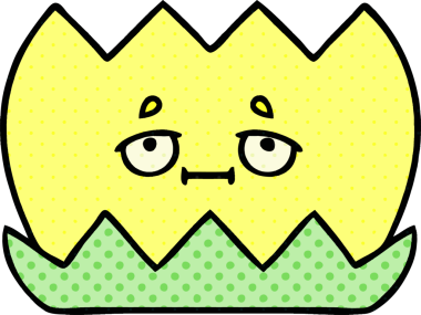 Bir insan tarafından çizilmiş bir nilüfer çiçeği çizgi filmi.