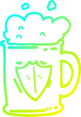 Bir insan tarafından çizilmiş karikatür çizimi.