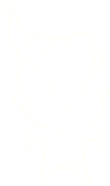 Bir insan tarafından çizilen Noel Adam Tebeşiri