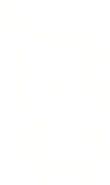 Bir insan tarafından çizilen Noel Adam Tebeşiri