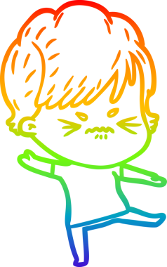 Bir insan tarafından çizilmiş karikatür çizimi.