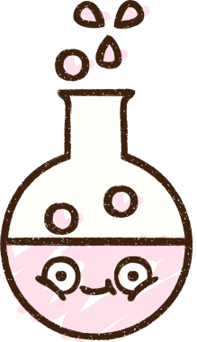 Bir insan tarafından çizilen Kimyasal Reaksiyon Tebeşiri