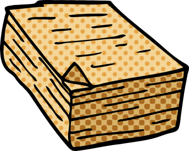 Bir insan tarafından çizilmiş karalama kağıdı yığını.