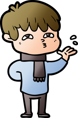 Bir insan tarafından çizilmiş garip bir adam.