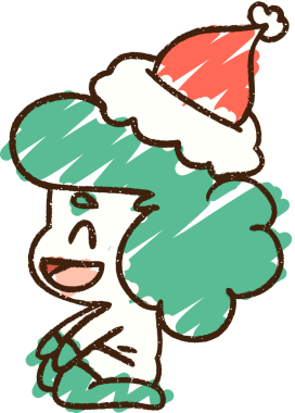 Bir insan tarafından çizilen Noel Elf Tebeşiri