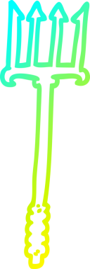 Bir insan tarafından çizilmiş soğuk gradyan çizgi çizimi.