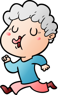 Bir insan tarafından çizilmiş çizgi film şarkıcısı.