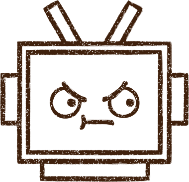 Robot Kömür Bir insan tarafından çizilmiş