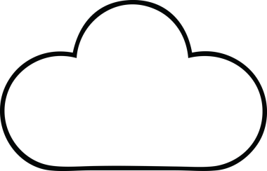 Bir insan tarafından çizilmiş bir fırtına bulutu çizimi