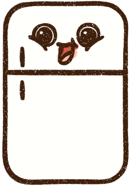 Bir insan tarafından çizilen Buzdolabı Tebeşiri