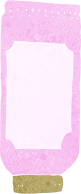 Bir insan tarafından çizilmiş çizgi film losyonu.