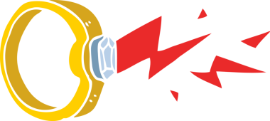 Bir insan tarafından çizilmiş karalama sihirli yüzük.