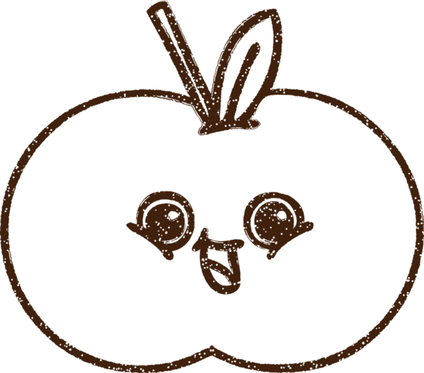 Elma Kömürü Bir insan tarafından çizilmiş