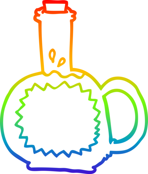 Bir insan tarafından çizilmiş bir akçaağaç şurubunun çizimi.