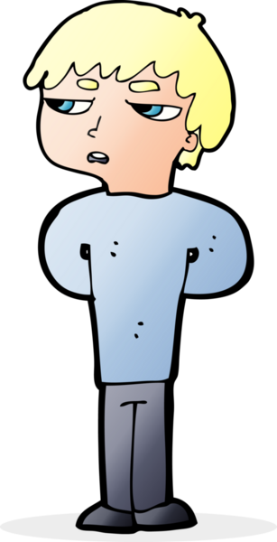 Bir insan tarafından çizilmiş anti sosyal çocuk çizgi filmi.