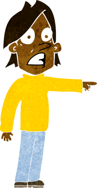 Bir insan tarafından çizilen karikatür adamı şaşırttı