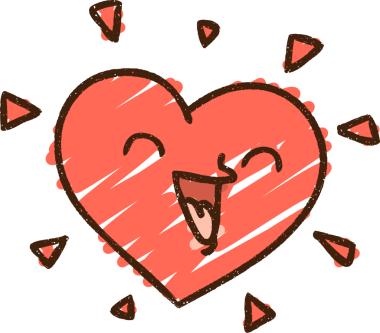 Bir insan tarafından çizilen Kalp Tebeşiri