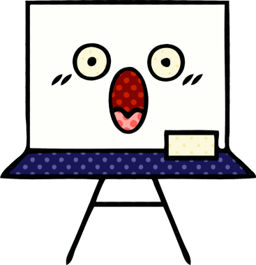 Bir insan tarafından çizilmiş beyaz bir karikatür.