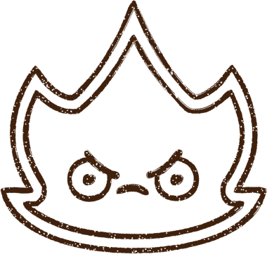 Bir insan tarafından çizilen Ateş Kömürü Çizimi