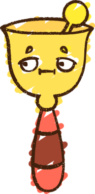 Bir insan tarafından çizilmiş çan tebeşiri