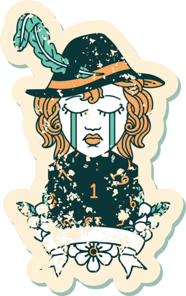 Retro Dövme Tarzı İnsan Ozan Karakteri Yüzü Bir İnsan Tarafından Çizildi