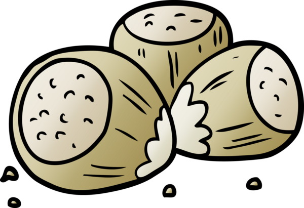 Bir insan tarafından çizilmiş fındıklı çizgi film.