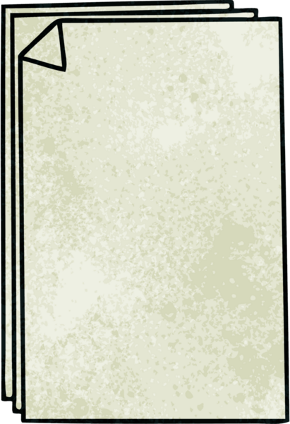 Bir insan tarafından çizilmiş garip bir karikatür yığını.