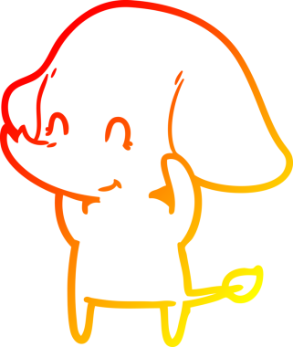 Bir insan tarafından çizilen sıcak çizgi çizimi