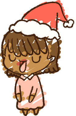 Bir insan tarafından çizilen Noel Kadın Tebeşiri