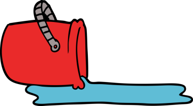 Bir insan tarafından çizilmiş karalama kovası.