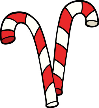 bir insan tarafından çizilmiş karikatür xmas şeker çubuğu
