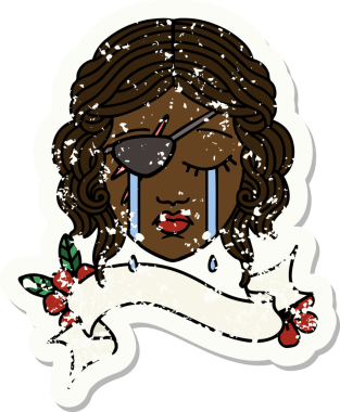 Retro Dövme Tarzı Bir insan tarafından çizilmiş insan düzenbaz karakter yüzü