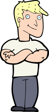 bir insan tarafından çizilmiş kaslı bir adam.