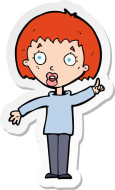 Çizgi filmdeki bir kadının bir insan tarafından çizilen...