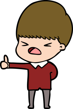 Çizgi film bir insan tarafından çizilmiş stresli adam