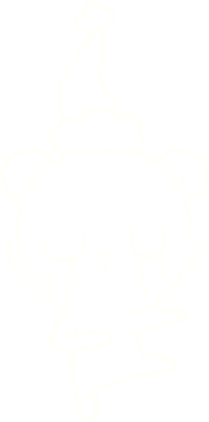 Bir insan tarafından çizilen Şen Kedi Tebeşiri