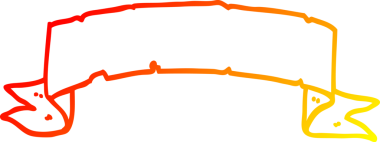 Bir insan tarafından çizilmiş bir çizgi film afişinin sıcak gradyan çizgisi