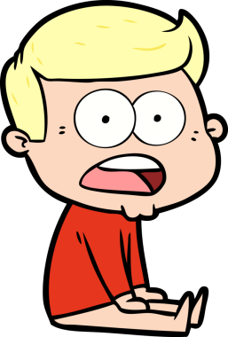 Bir insan tarafından çizilmiş bir karikatür.