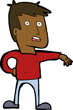 Karikatürist bir insan tarafından çizilmiş kamp hareketi yapıyor.